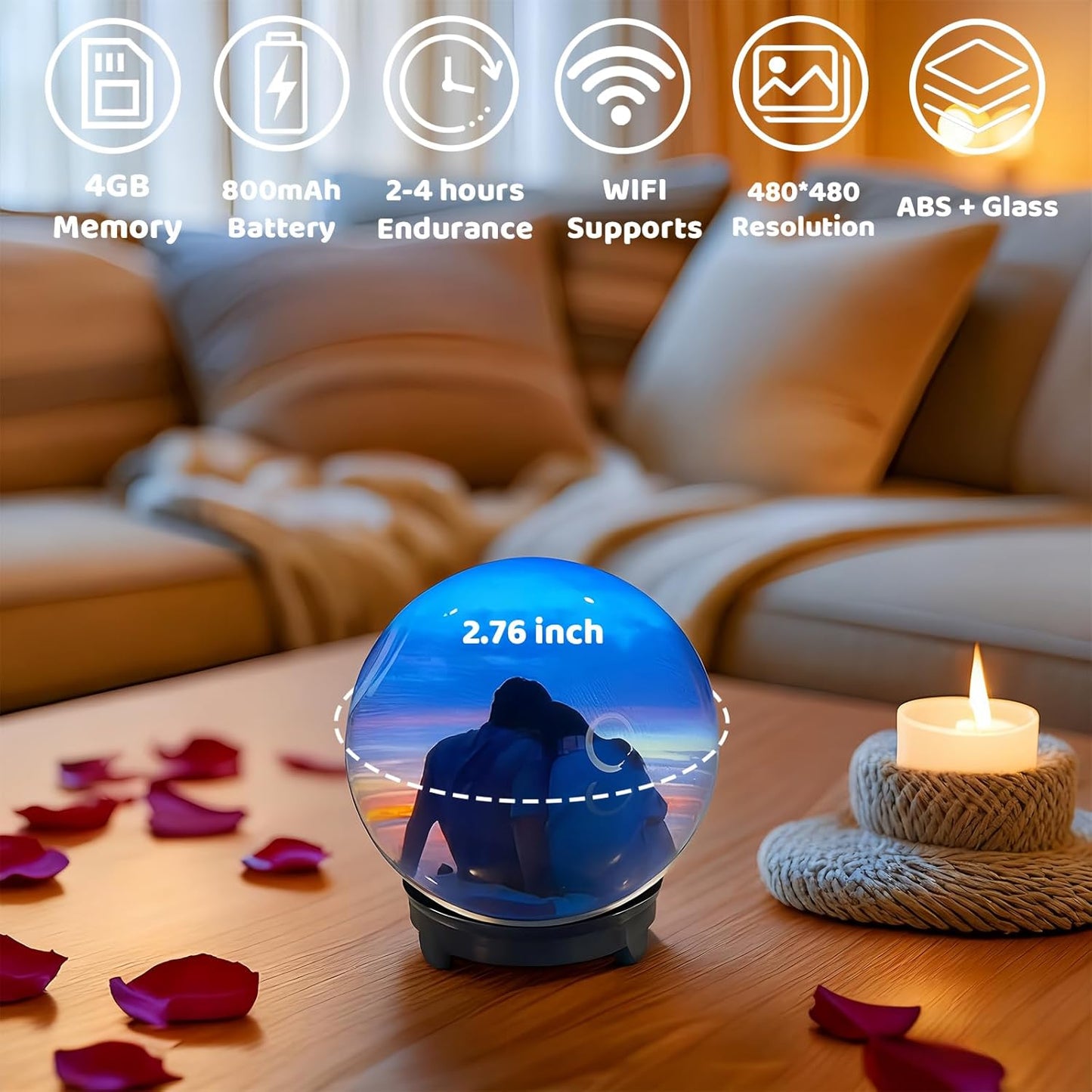 HeartLight Memory Sphere